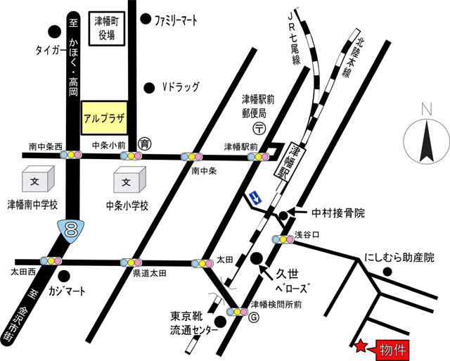 自然豊かなエリアです。