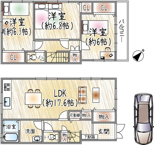 間取り：328000653102