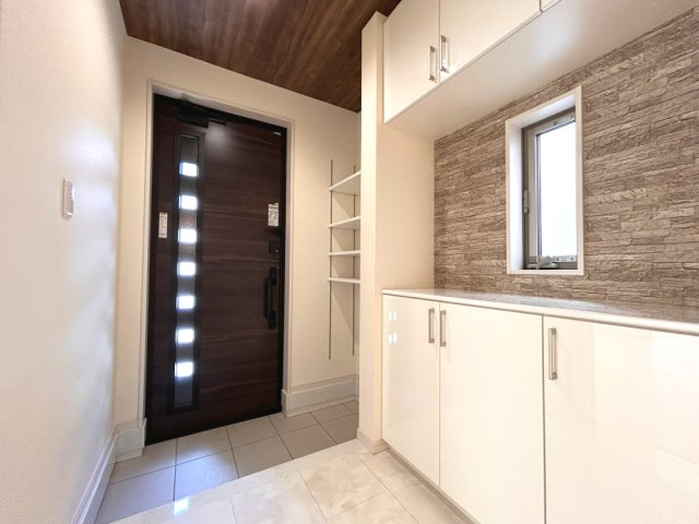 家族全員分の靴が入る大容量の収納スペース
