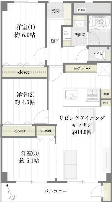 間取り：312001301069