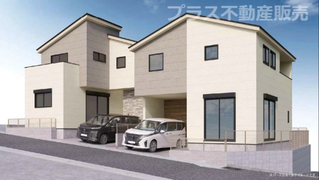 完成イメージの外観パースです。