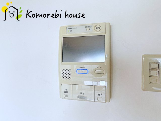 モニター付インターホンです