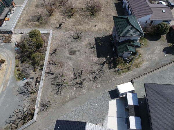 【南アルプス市西南湖　売地の外観】