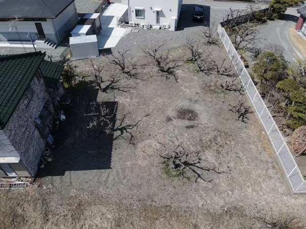 【南アルプス市西南湖　売地の外観】