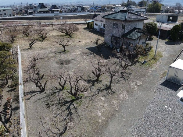 【南アルプス市西南湖　売地の外観】
