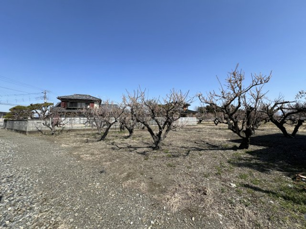 【南アルプス市西南湖　売地の外観】