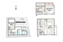 北区滝野川2丁目　新築戸建　№2 8080万円の間取り