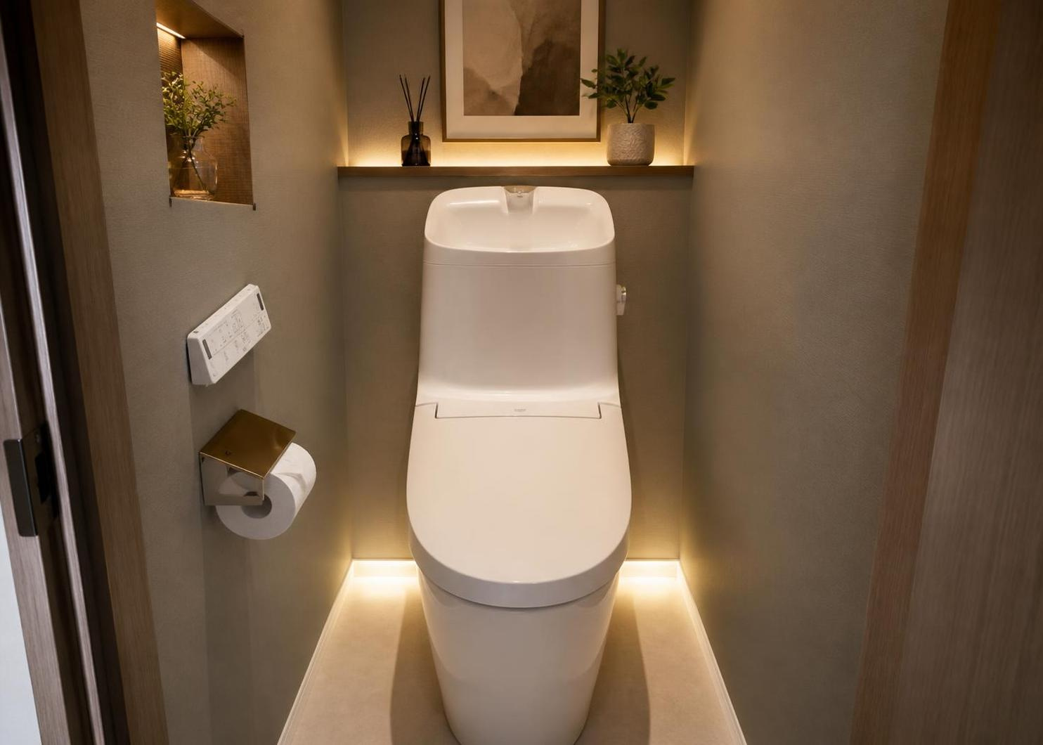 2026年7月に新品交換予定のトイレは温水洗浄便座や節水機能を搭載しています。館内には2ヶ所にトイレが設置されており、朝の混雑時にも安心です。窓も設置されているため換気がしやすく清潔に保てます。