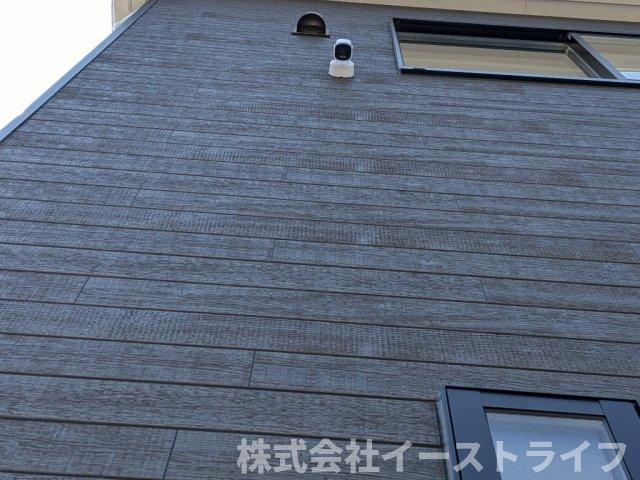 同社施工写真　防犯カメラが設置されています。