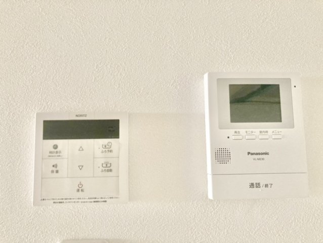TVモニター付きインターホンなので、　防犯対策にも対応しています。