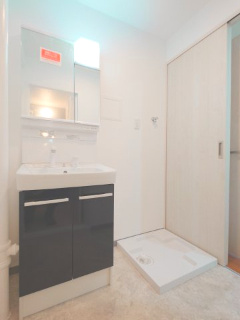 独立洗面台で収納場所も確保されているので使いやすいです。