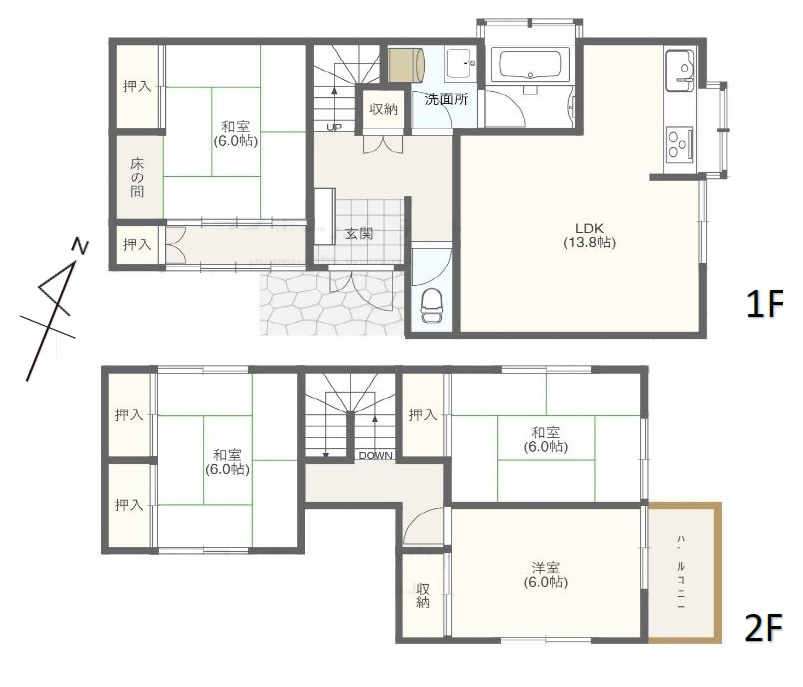 間取り：328000533626