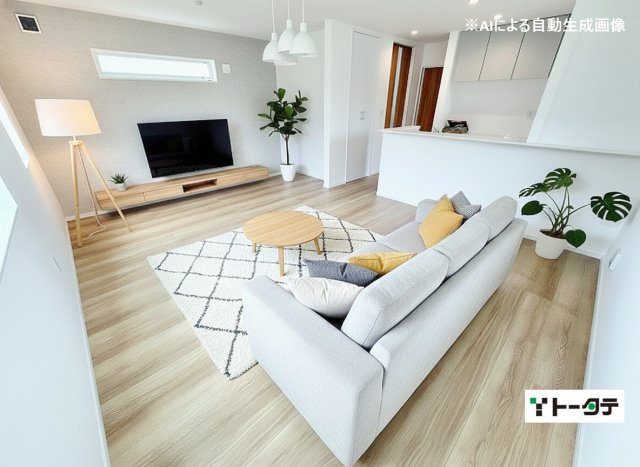 ※家具はCGです　各所収納を確保し、室内をすっきり保てる設計　。ライフスタイルに合わせて柔軟に活用！