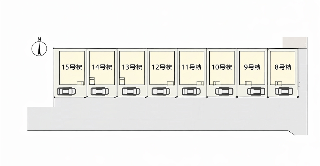 全15区画　大型分譲地