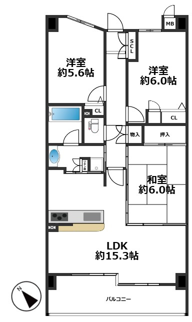間取り：328000601160