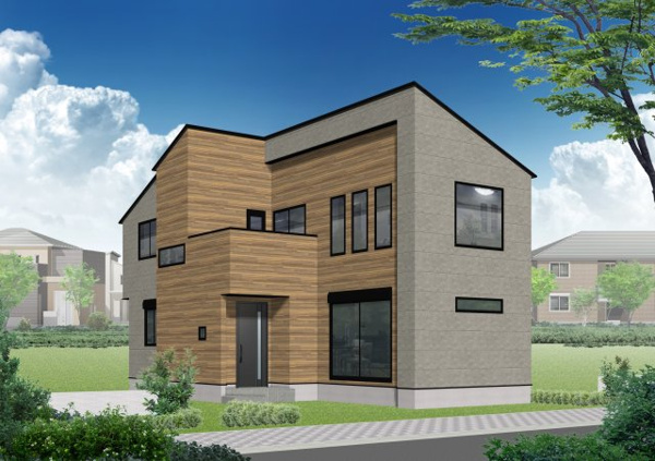 【 北野川新築戸建て の完成予想図】