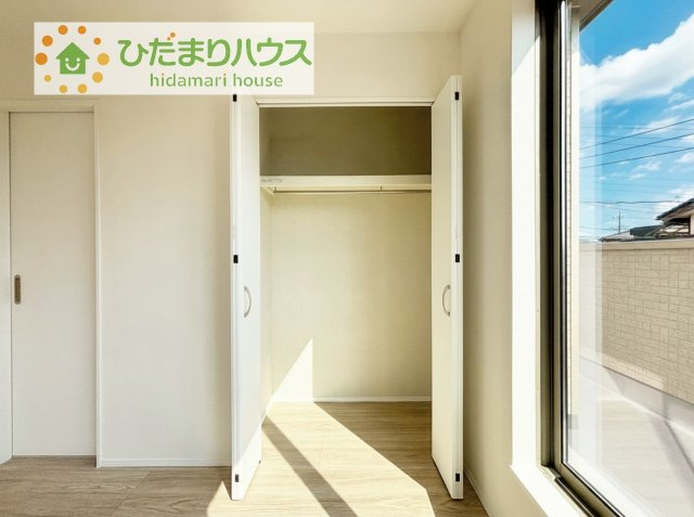全室にクローゼットが付いていて、お部屋の住空間もスッキリ広々使えそうです(^^)