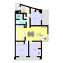 サンライフ霧ケ丘Ⅱー3LDKー 小倉北区　中古マンション の間取り