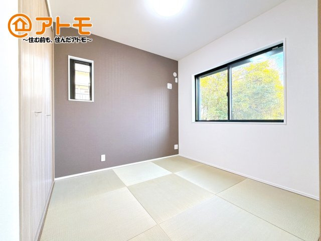 和室は客間としてはもちろん、家事の休憩やお子様のおむつ替えにもピッタリ♪