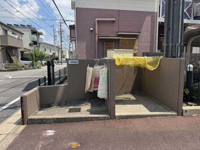 清掃の行き届いたゴミ置場♪
