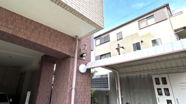 防犯カメラが設置されています