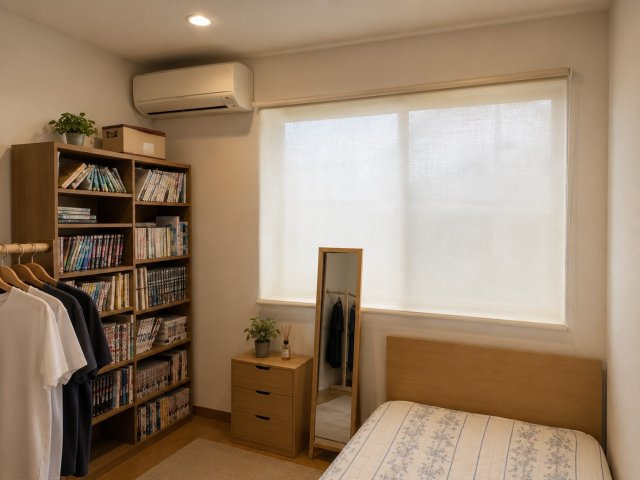 明るい洋室です　
