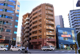 立川市錦町の中古マンションの外観