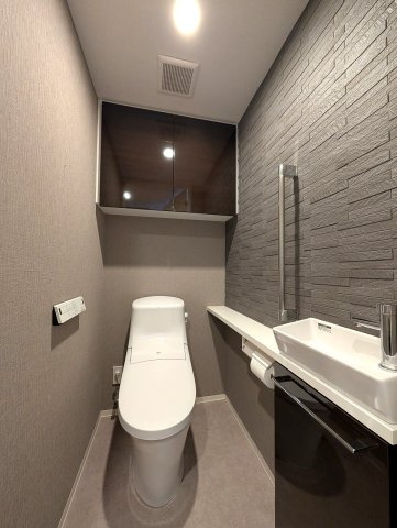 トイレ内に手洗い場があり便利です！