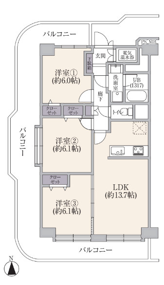 間取り：313004815629