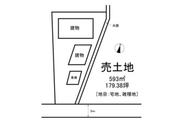 城東町2丁目 売土地の区画図