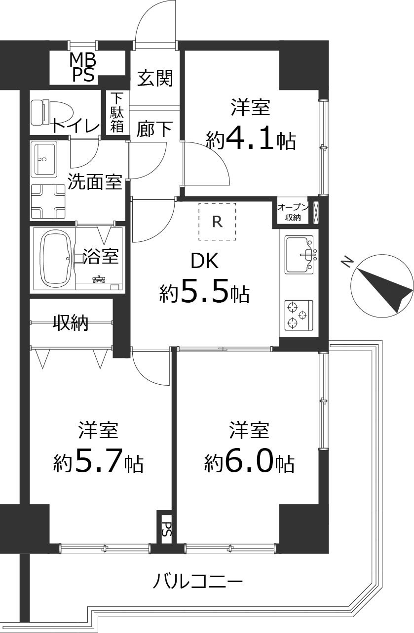 間取り：313004937597