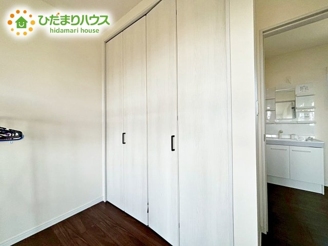 クローゼットタイプの収納は荷物がどこにあるかすぐに見つかります！