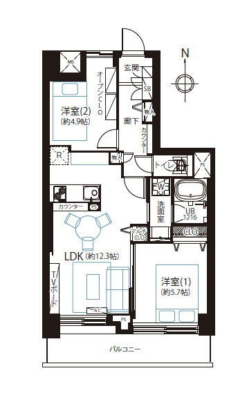 間取り：313004486306