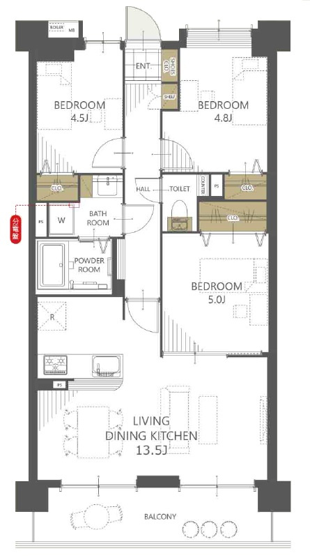 apartment 埼玉県朝霞市三原２丁目１９－２０