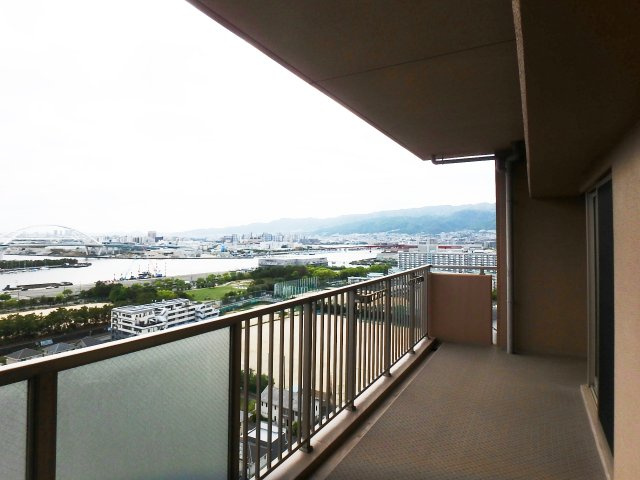 南西側バルコニーからの眺望
