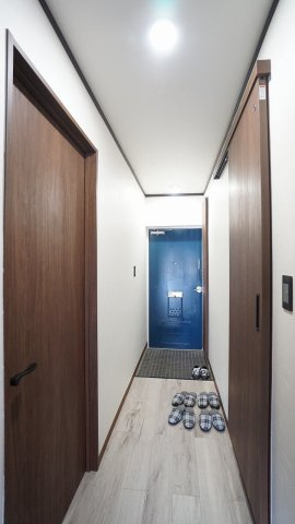 大容量のシューズ収納つき玄関