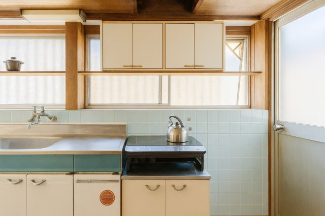 コンパクトなキッチンで掃除もラクラク