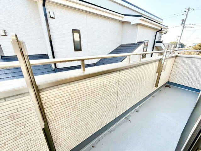 南面のバルコニー☆　