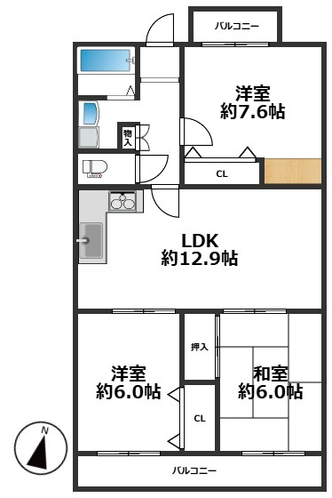 間取り：328000618155