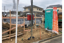 八王子市大塚の新築戸建ての外観