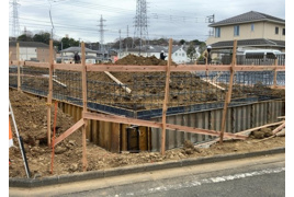八王子市大塚の新築戸建ての外観