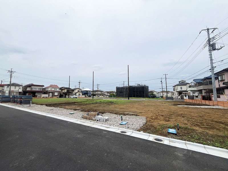 居住者同士のコミュニティの形成がしやすい大型分譲地内。