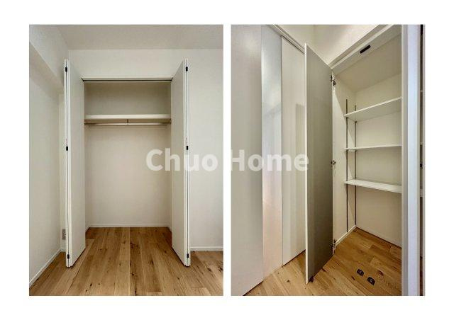 居室にはクローゼットを完備し、自由度の高い家具の配置が叶うシンプルな空間です。お子様の成長と必要になる子供部屋を与えるにはぴったりの間取りですね。