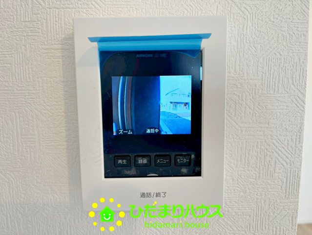防犯面も安心のモニター付きインターフォン完備。