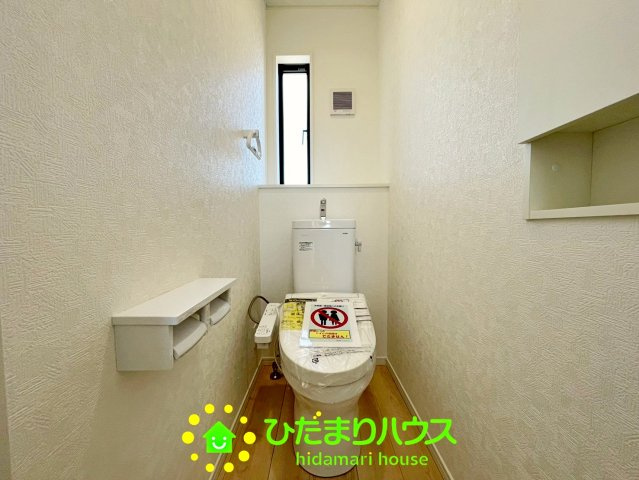 トイレは1F、2F共に完備！取り合いになることがありませんね。