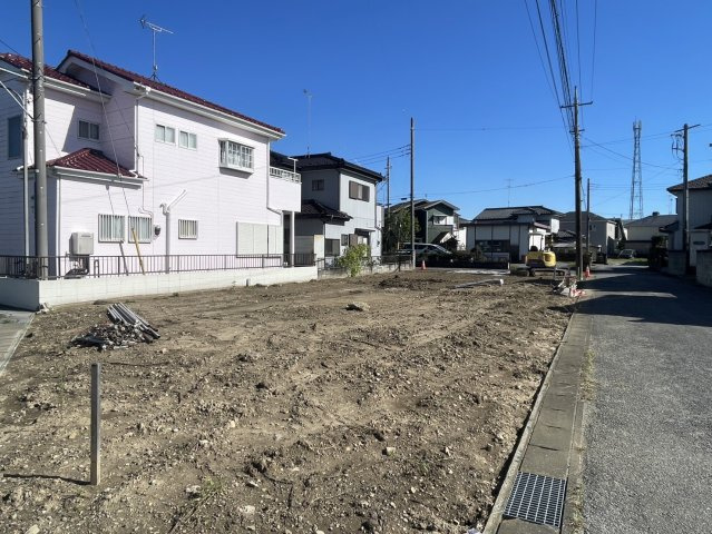 上新郷　限定1区画：現地土地風景　