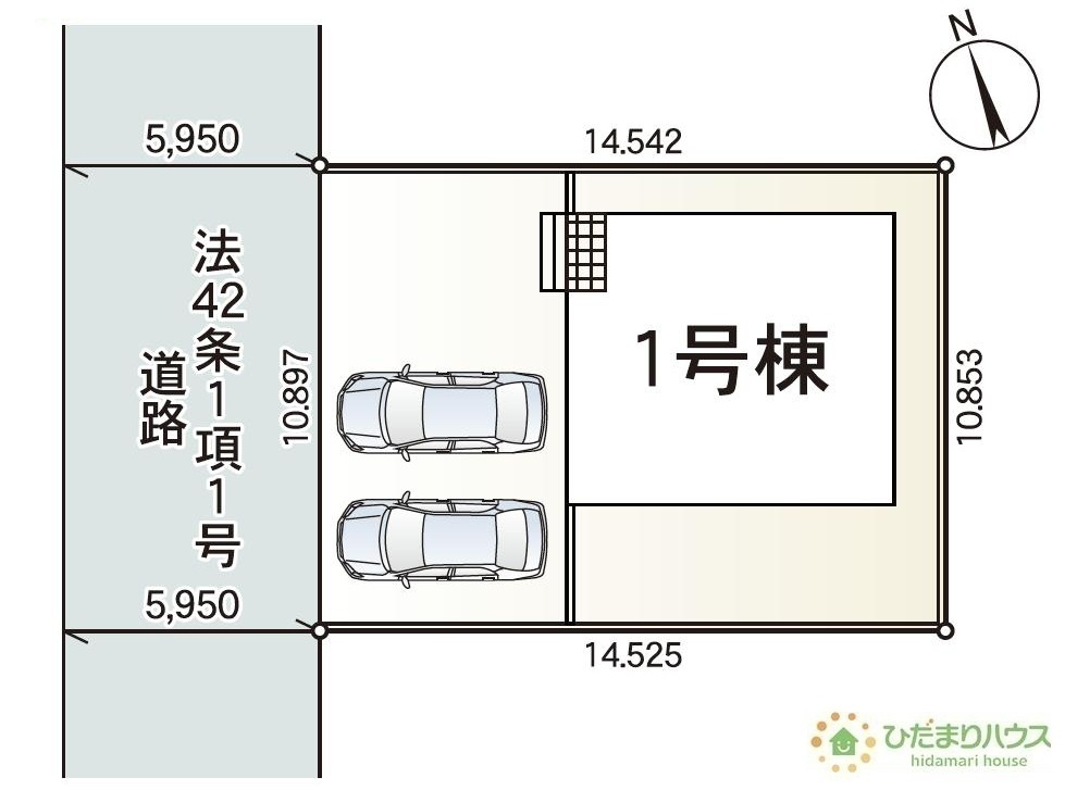 急な来客時にも安心な、並列駐車2台まで可能です(^^♪