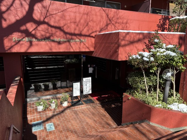 日々の丁寧な管理状況が伝わる清潔感のあるエントランス。
