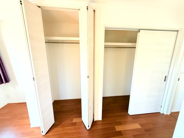 広々とした大容量のクローゼット確保しております
