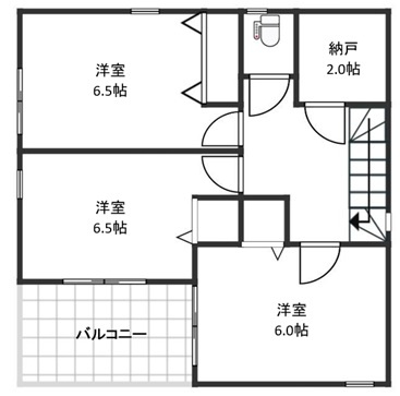 2F間取り